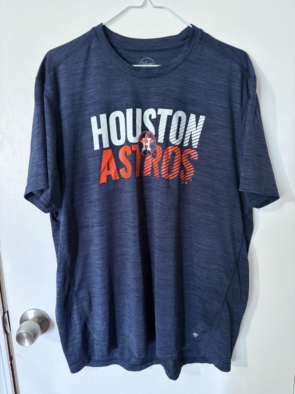 Men’s XL Houston Astros Navy Short-Sleeve Tee Tote2